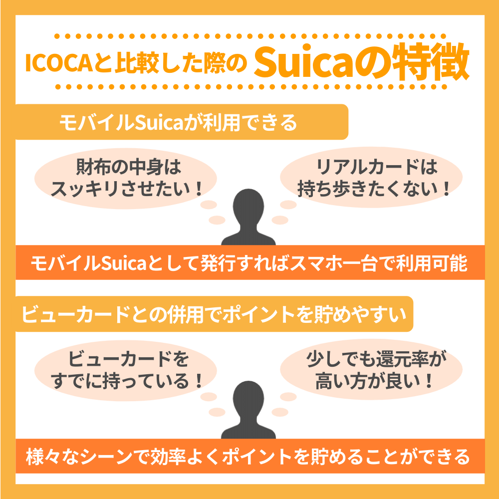 関西人はICOCAとSuicaどちらを利用すべき？