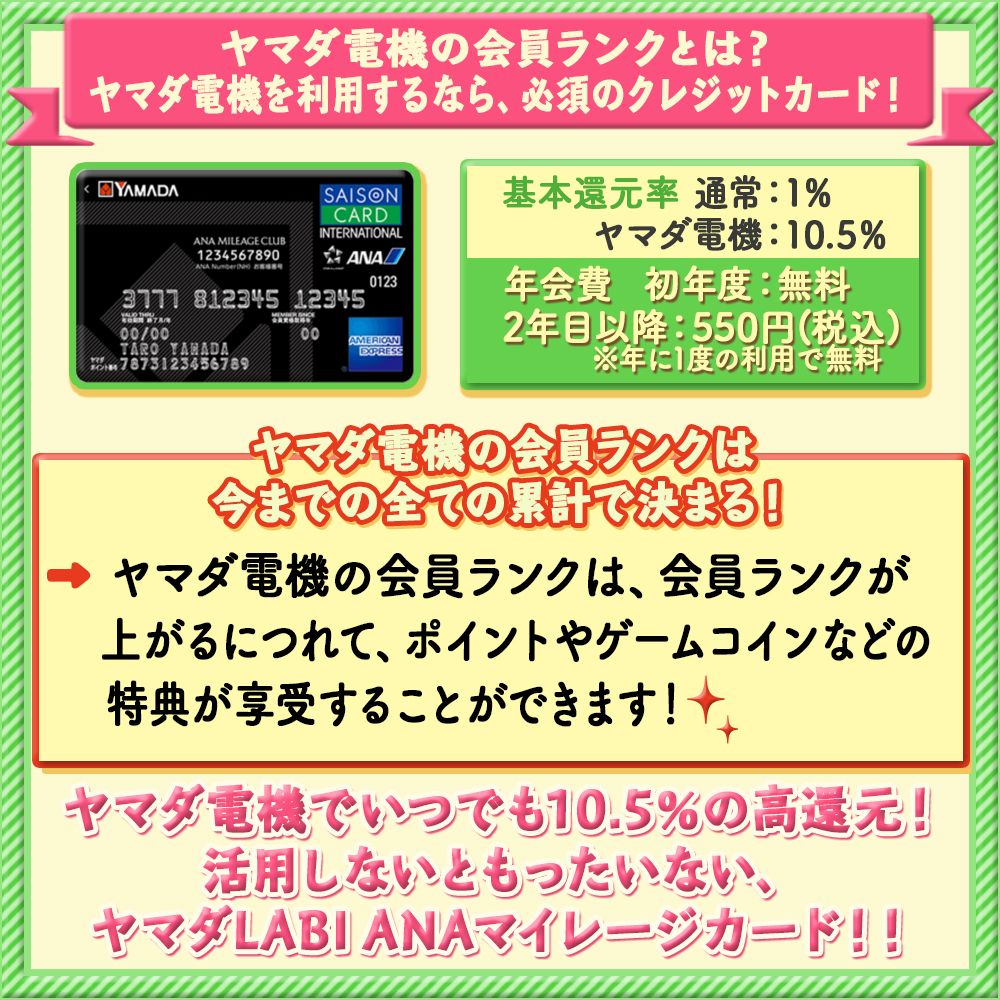 ヤマダ電機の会員ランクとは？プラチナやゴールド会員特典を解説！｜クレコミ｜クレジットカード口コミ比較情報サイト