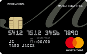 MATSUI SECURITIES CARD